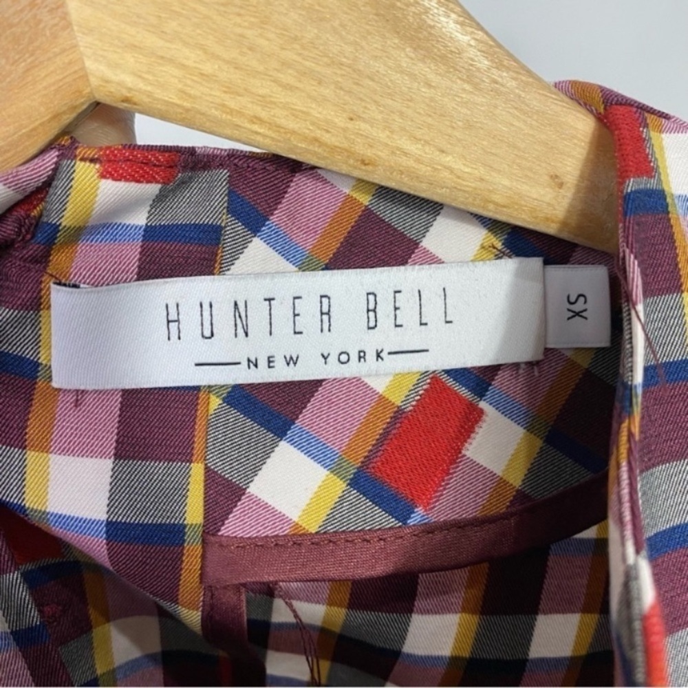 HUNTER BELL Delilah Top Odessa Check Plaid - Picture 13 of 14